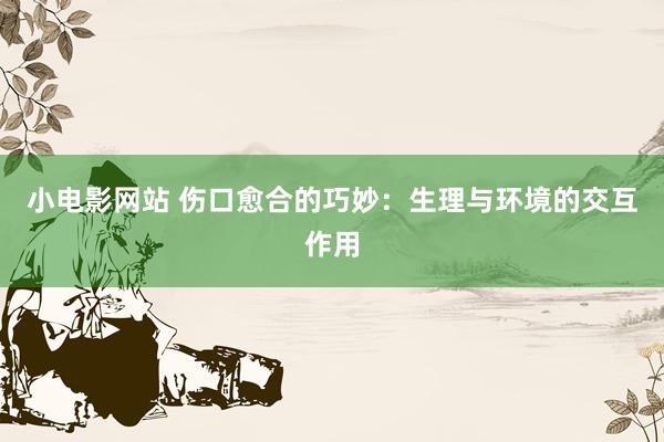 小电影网站 伤口愈合的巧妙：生理与环境的交互作用